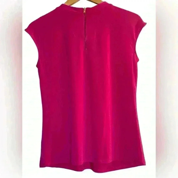 Worthington Set of 2 Sleeveless Blouses Size Medium Back Zip Office Career - Picture 3 of 13